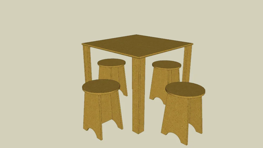 Conjunto Mesa para niño