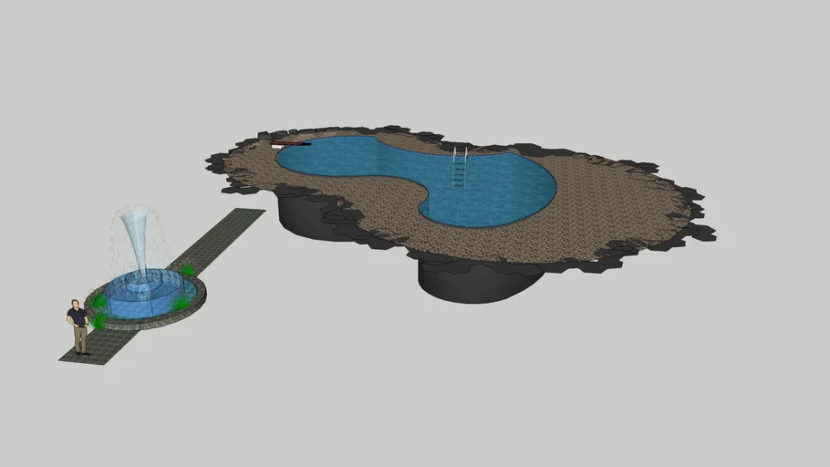 Pond and pool