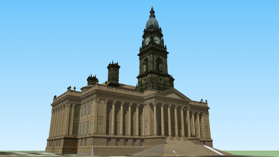Bolton Town Hall, Pre 1930's Extention