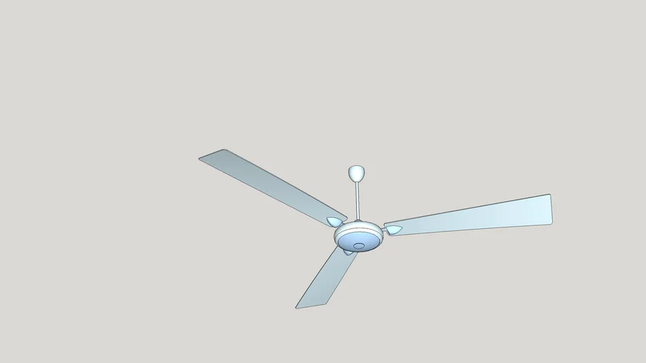 Ventilador de teto Low Poly V ray  (Ceiling Fan Low Poly V ray)