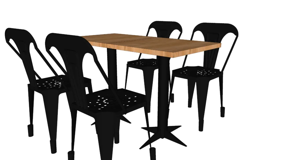 mesa vintage/industrial