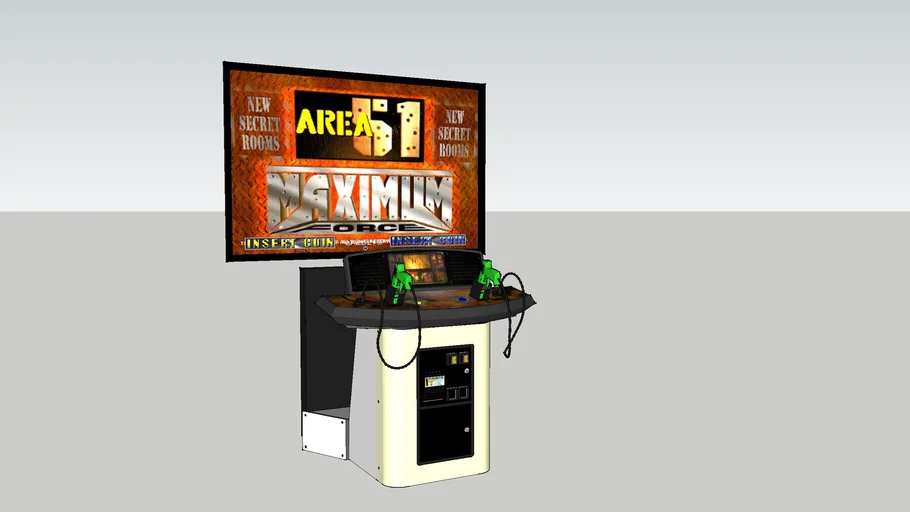 Area 51/Maximum Force Dual in HD arcade game (39 inch)