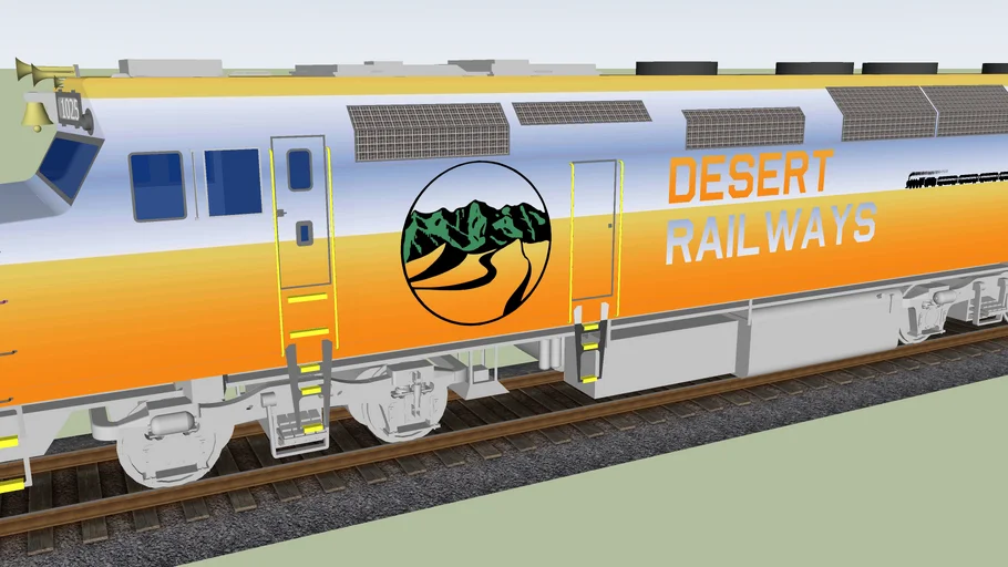 EMD F40PH Diesel Locomotive | 3D Warehouse