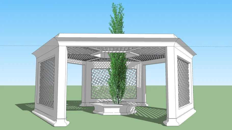 Un-textured Gazeebo