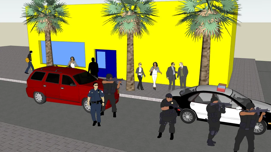 Stop police | 3D Warehouse