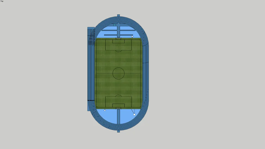 Pista Atletica y cancha de futbol