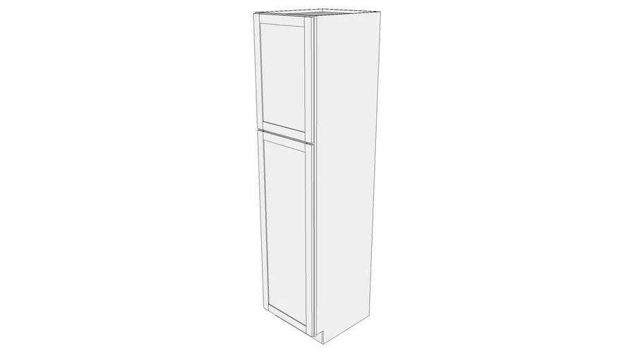 Bayside Tall Cabinet 24UCS2190 - 24 inch Deep, Shelves, One Door