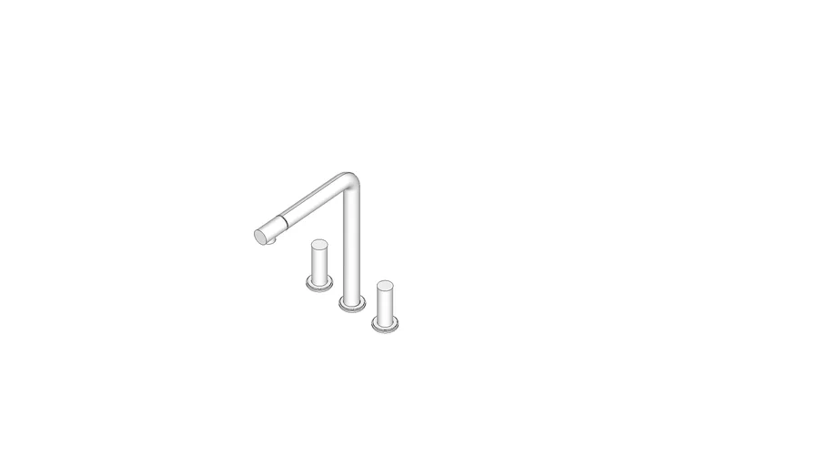 KITCHEN TAP FAUCET- Concealed Ledge