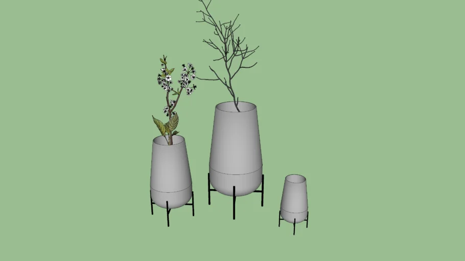 Menu Echasse Vase