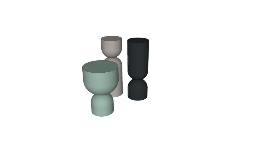 Time Piece Lacquered side tables by Sé Collection