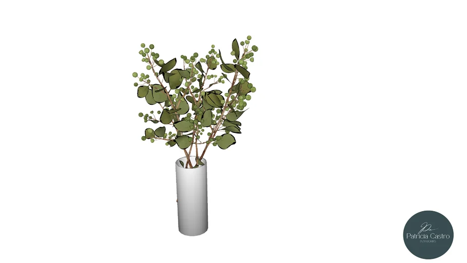 Vaso de planta decorativo 