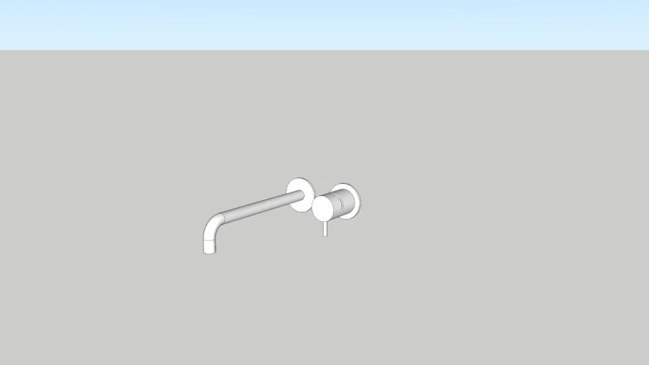 Wall mounted Tap 275mm Water Cross