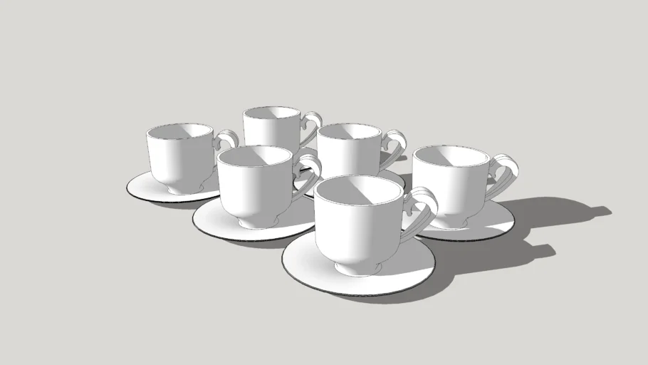 Elegant Coffee Cup Set