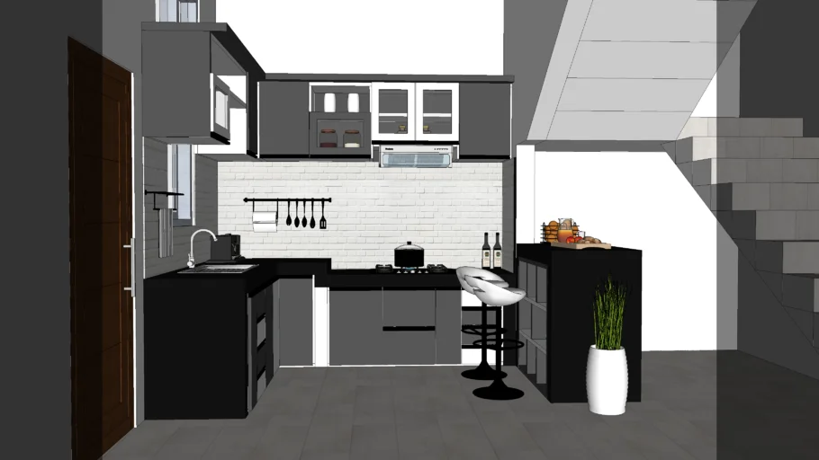 Kitchen Set & Mini Bar