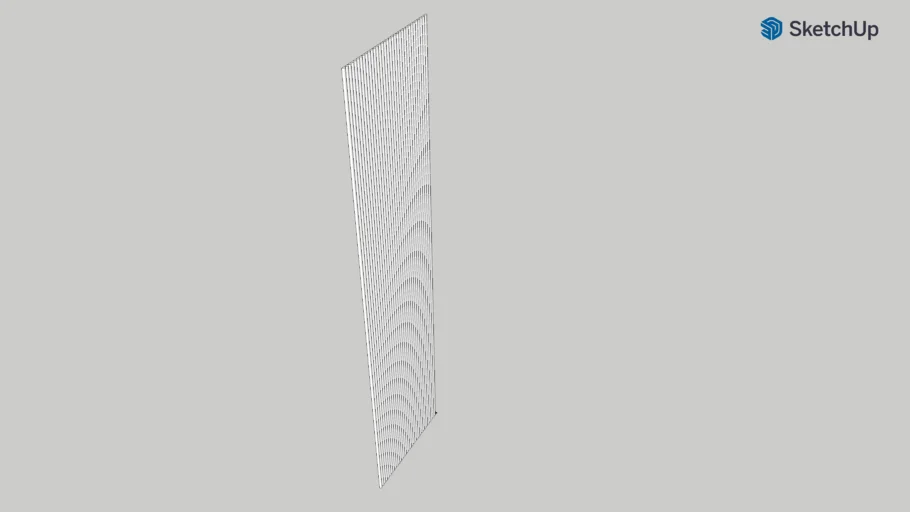 Fluted MDF Panel