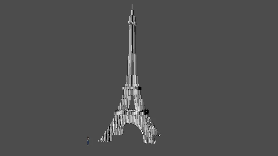 Eiffel Tower Art Sculpture