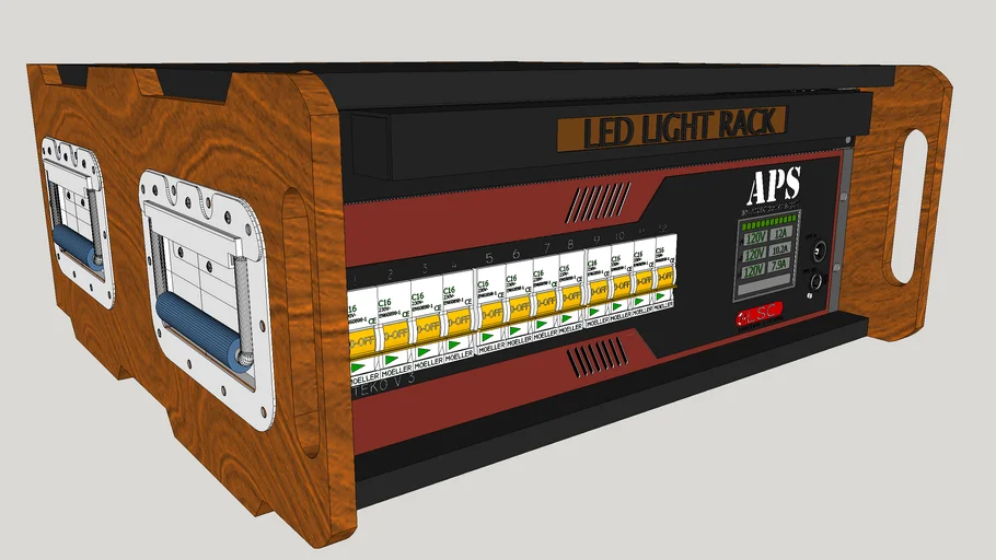 rack LSC APS 12x16 rack 4U | 3D Warehouse