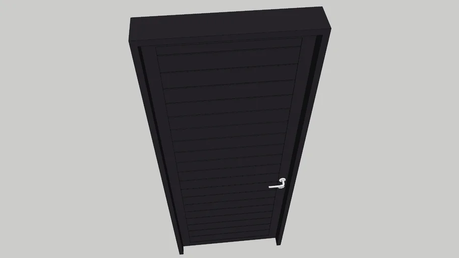 Porta  PVC Aluminio 80x210