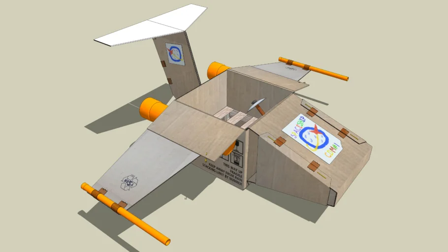 Cardboard Spaceship