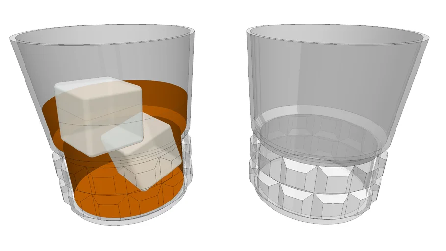 Old fashioned glass