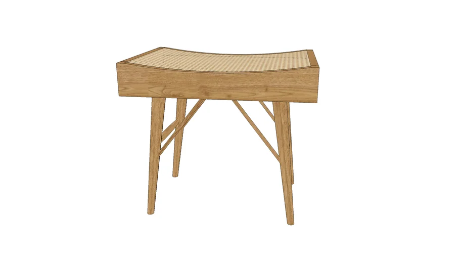zara home rattan bench