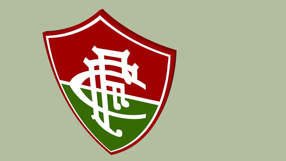 escudo 3d do fluminense