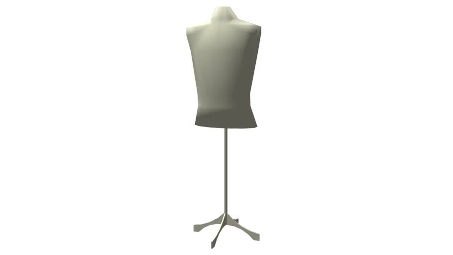 Male mannequin torso