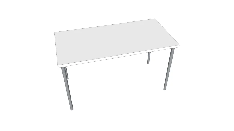 Tisch: IKEA LINNMON + OLOV