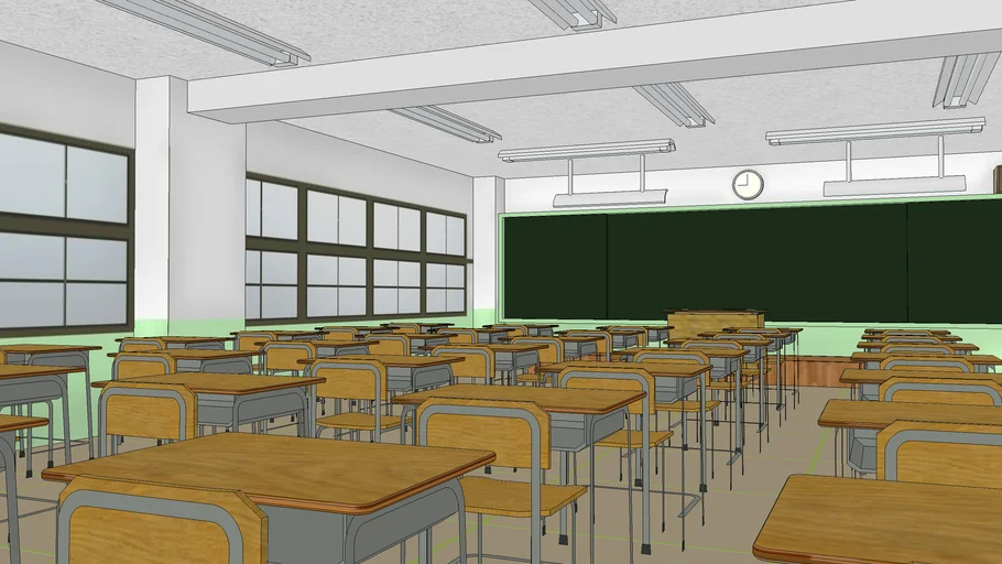 Modelado Aula equipamiento 2