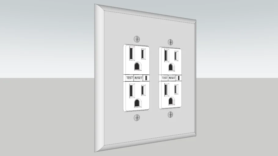 Double GFCI Outlet