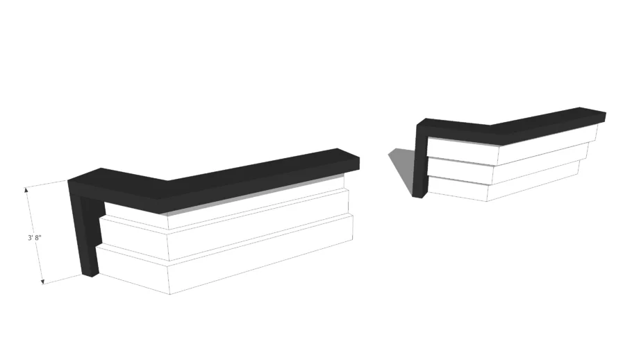 Free SketchUp Sales Counter 3D model_#1_agcaddesigns