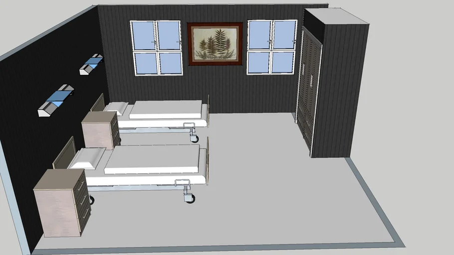 Assisted Living / Nursing Facility room Furnished by Candex Custom