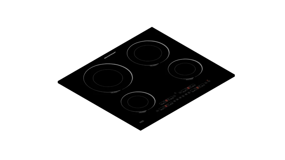 Cooktop Eletrico Vitroceramico 4 Bocas Brastemp