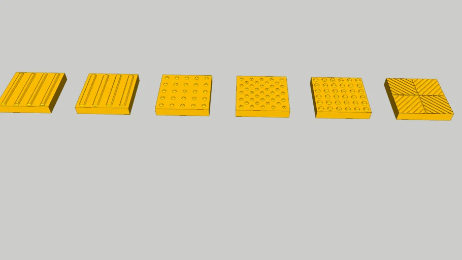 点字ブロック　braille block