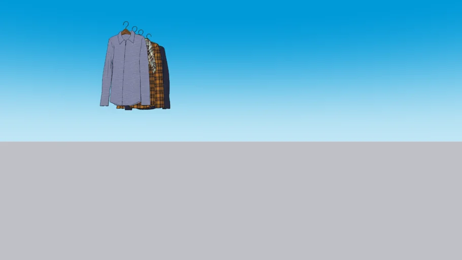 mens hanging clothes
