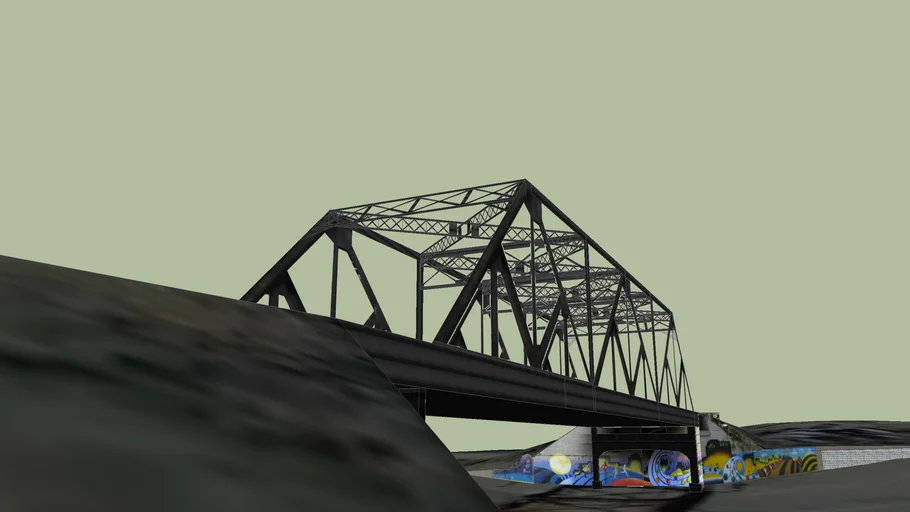 Railroad Bridge over Pershing at 4th Street