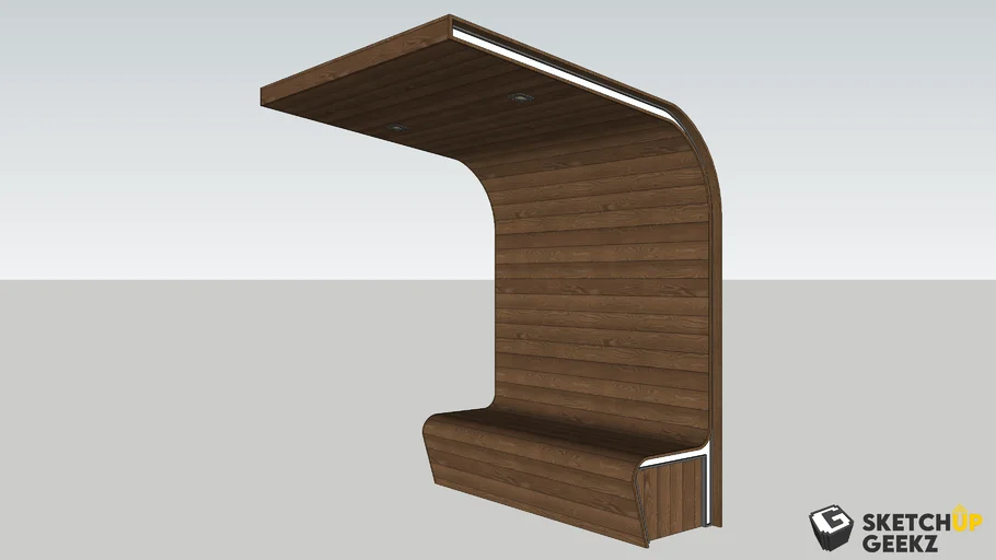 Outdoor Wooden Bench