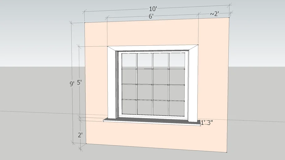 10' window wall