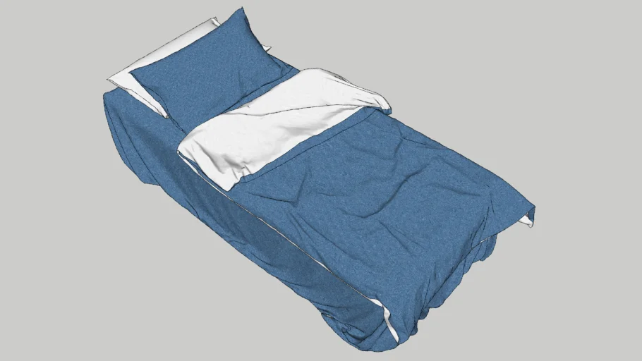 CAMA BOX SOLTEIRO MONTADA - BED LUXO