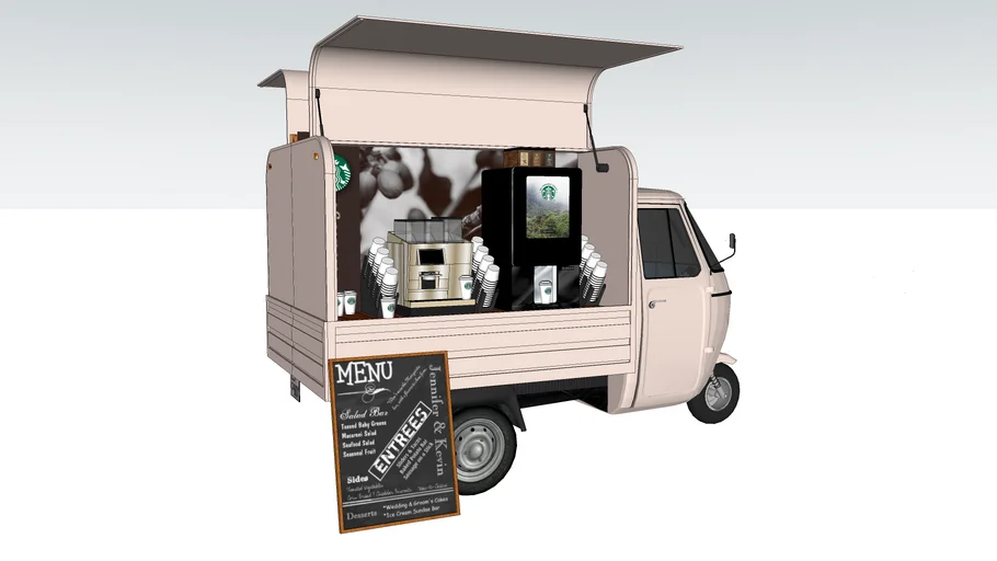 FOOD TRUCK - PIAGGIO APE