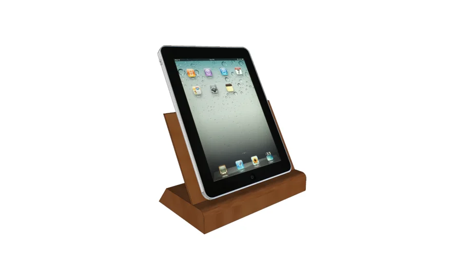 Wood iPad Stand