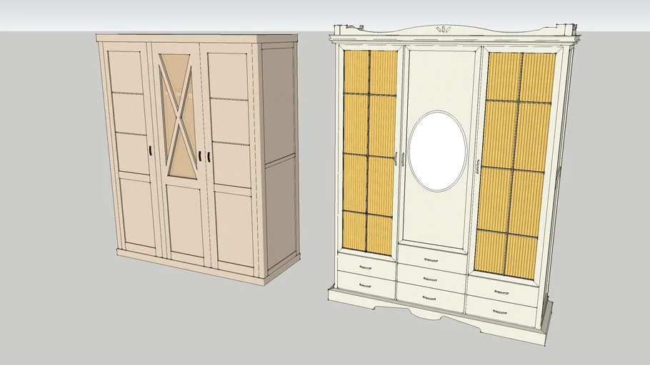 Conjunto de armarios para dormitorio