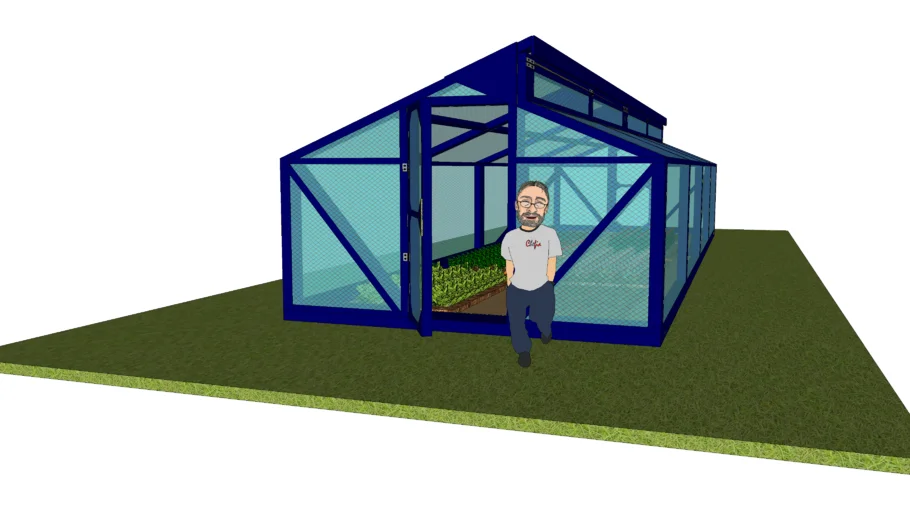 Estufa Dente de Serrote ( sawtooth greenhouse )