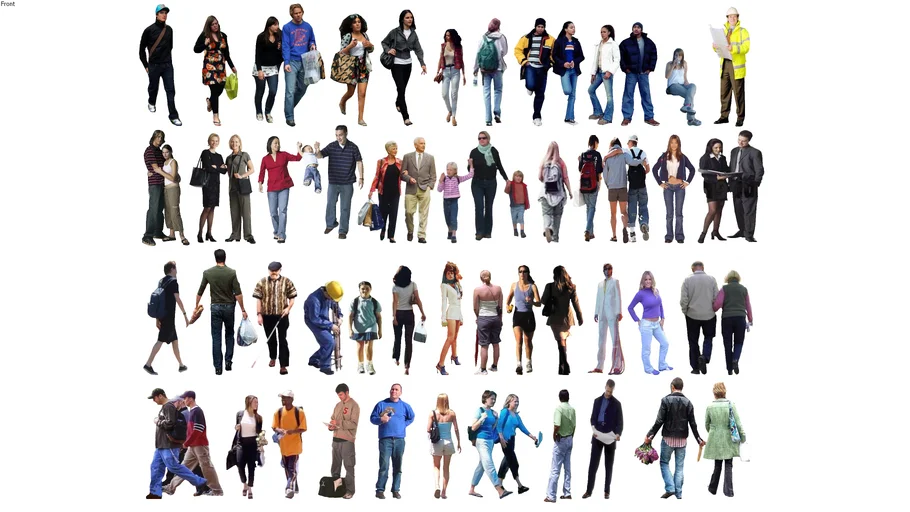 People 2D | 3D Warehouse