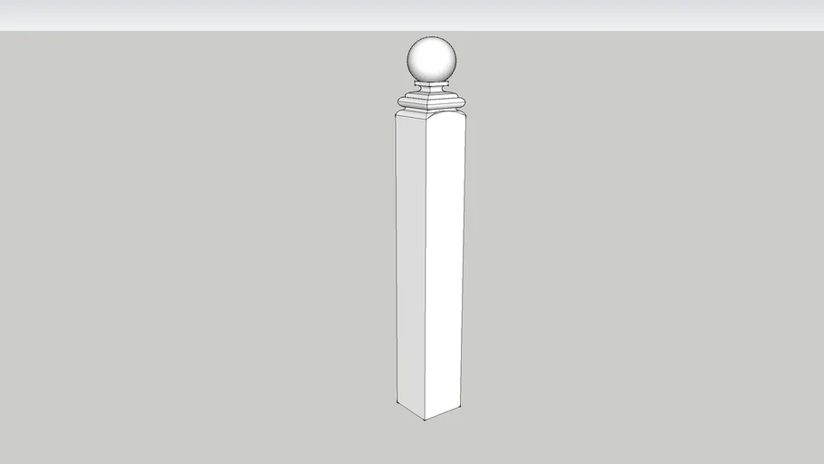 Victorian Newel Post