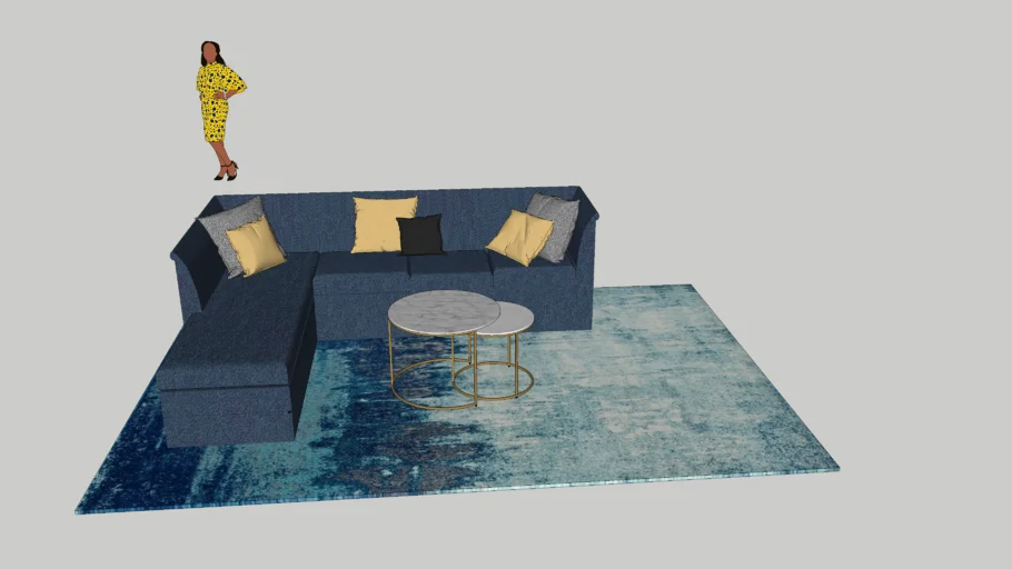 L shape sofa