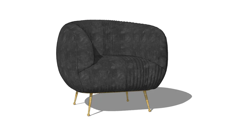 Cadeira Estofada - Vray