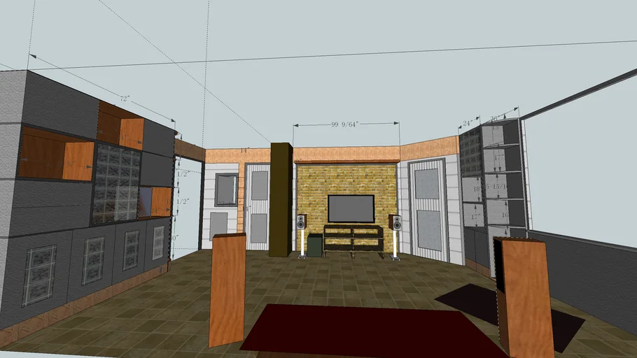 Living Room Front View