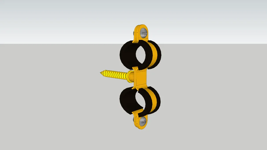 Abrazadera isofónica reforzada - Reinforced isophonic clamp