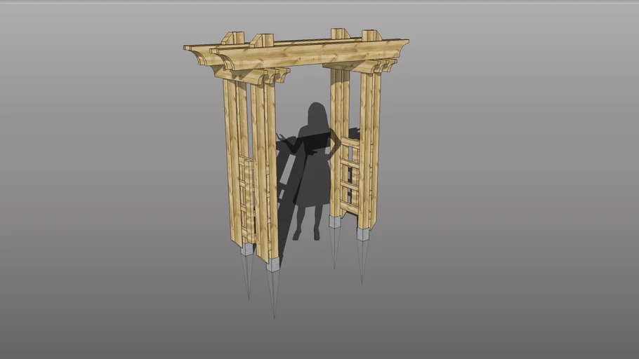 The Glendalyn - Narrow Garden Arbor™